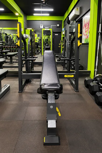 Viva Fitness Olympic incline bench press station at Power House Gym Kolhapur